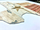 Texas State Original Artwork - made from used baseballs