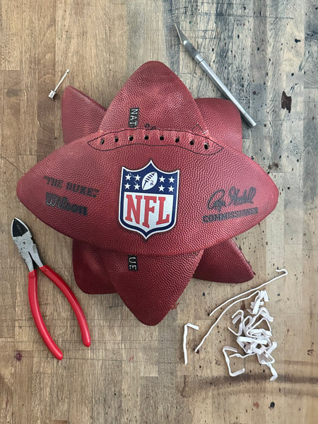 Reclaimed Football Baseball - NFL Logo Stamp 1 of 1