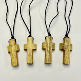 Baseball Bat Handle Cross Necklaces