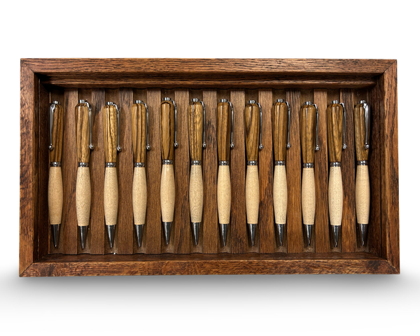 Baseball Bat Wood Pen - paired with Zebra Wood