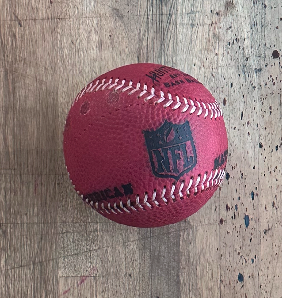 Reclaimed Football Baseball - NFL Logo Stamp 1 of 1