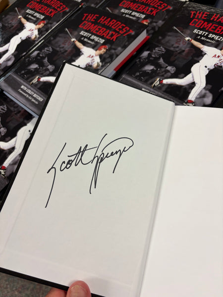 The Hardest Comeback Autographed Hardcover Book by Scott Spiezio
