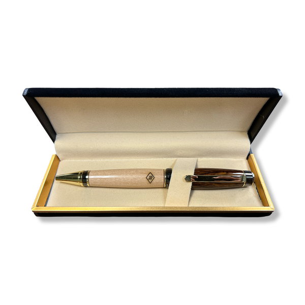 Cigar Style Baseball Bat Wood Pen - paired with Arizona Desert Ironwood