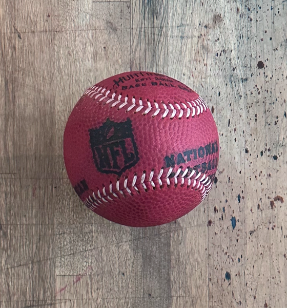 Reclaimed Football Baseball - NFL Logo Stamp 1 of 1