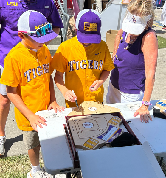 LSU Baseball Dice Baseball Game