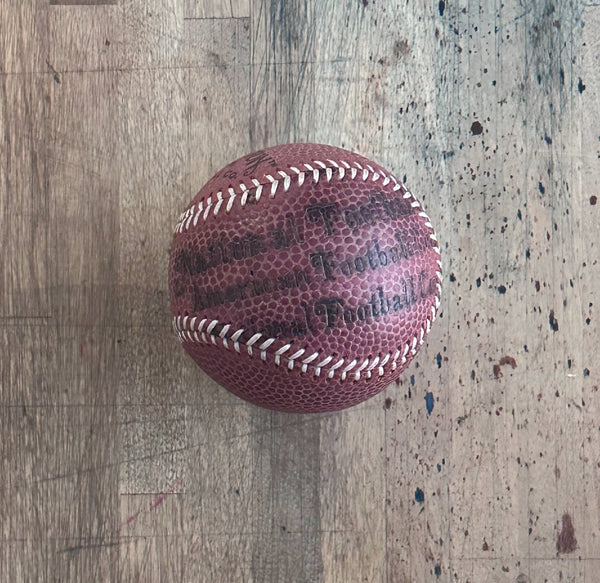 Reclaimed Football Baseball - Football Leagues 1 of 1