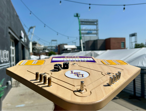 LSU Baseball Dice Baseball Game