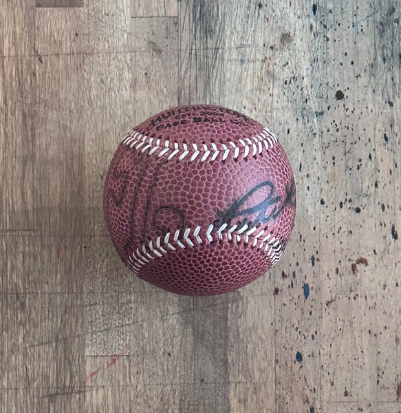 Reclaimed Football Baseball - NFL Stamp & Rozelle 1 of 1