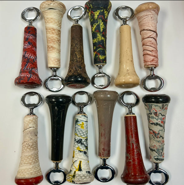 Wood Baseball Bat Bottle Openers
