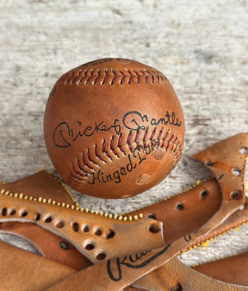 Vintage Mickey Mantle Glove Ball - 2025 Opening Day Release 1 of 1
