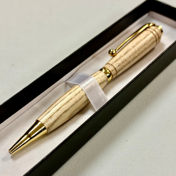 Baseball Bat Wood Pen - Carved from an actual Broken Bat