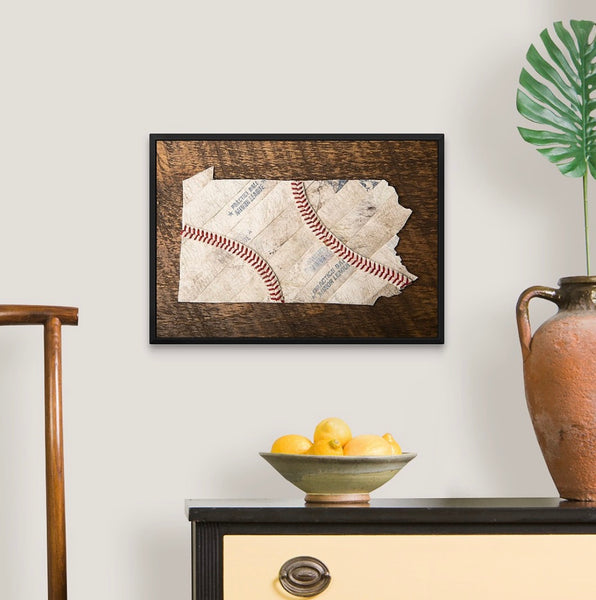 Pennsylvania 14x20 Floating Frame Fine Art Canvas Print from The America at the Seams Project LE/250