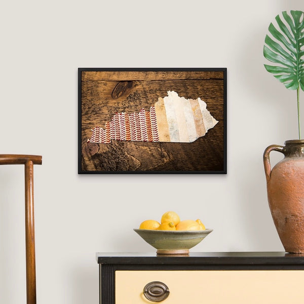 Kentucky 14x20 Floating Frame Fine Art Canvas Print from The America at the Seams Project LE/250