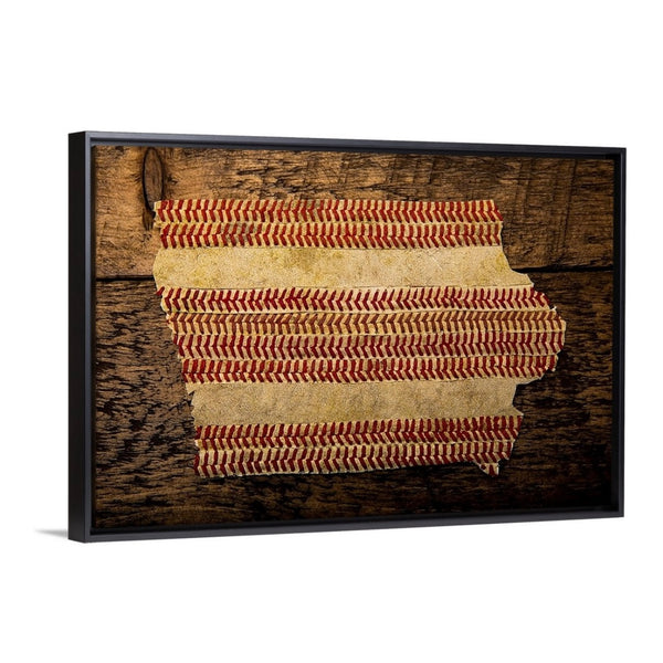 Iowa 16x24 Floating Frame Fine Art Canvas Print from The America at the Seams Project LE/250