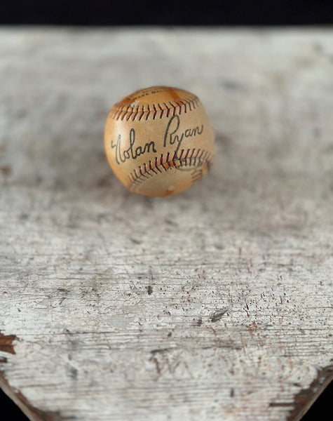 Vintage Nolan Ryan Glove Ball - 2025 Opening Day Release 1 of 1