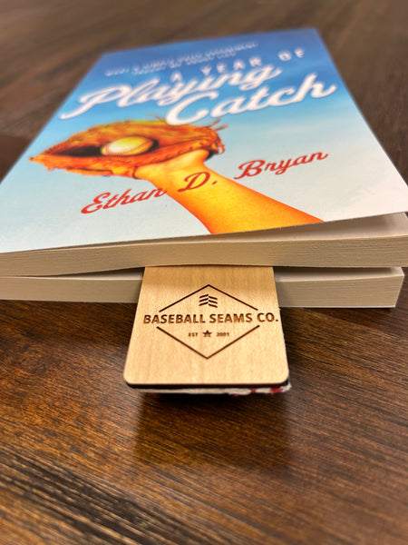Handmade Baseball Seams Bookmark