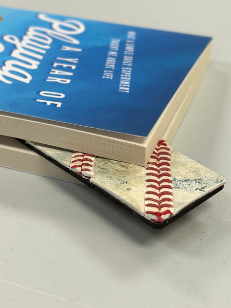 Handmade Baseball Seams Bookmark
