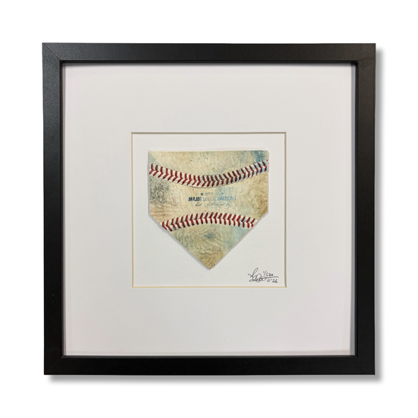 Home Plate Baseball Artwork titled “HOME”