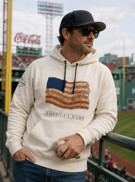 America’s Game Baseball Flag Tri-Blend Hoodie