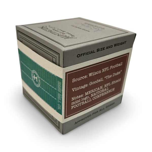 Reclaimed Football Baseball - NFL Logo Stamp 1 of 1