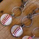 Baseball Seam Keychain