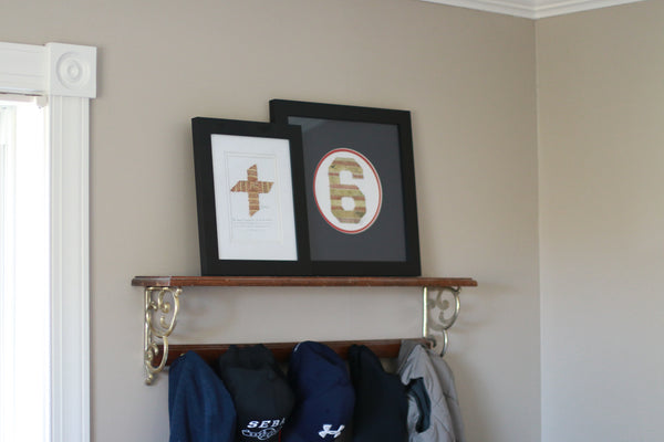 The Baseball Cross - Original Artwork Made from Actual Used Baseballs
