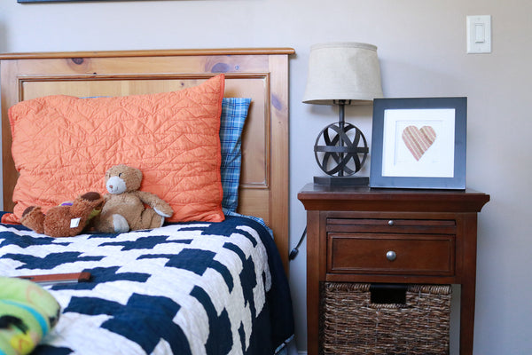 "Seams of Love" Baseball Heart Original Artwork