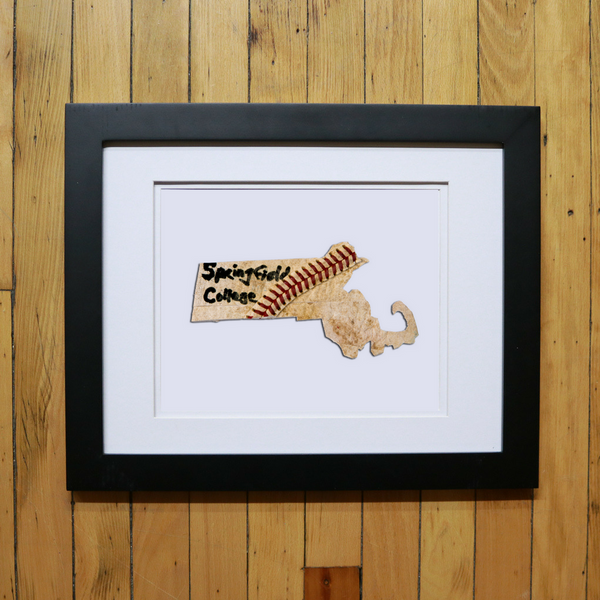 “America At The Seams” Framed Print of State Artwork