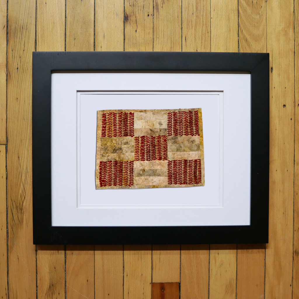 “America At The Seams” Framed Print of State Artwork