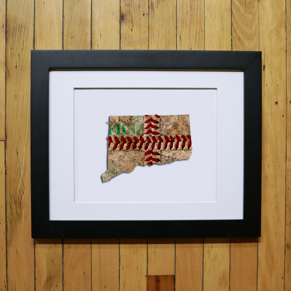 “America At The Seams” Framed Print of State Artwork