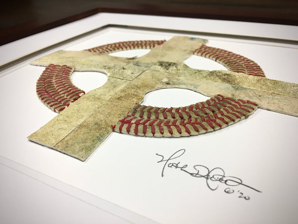 "Celtic Cross" Original Baseball Artwork