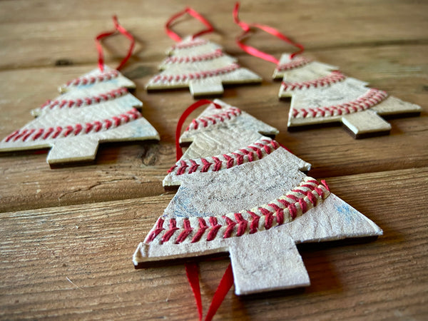 2022 Release “THE TREE” Christmas Ornament - made from baseballs