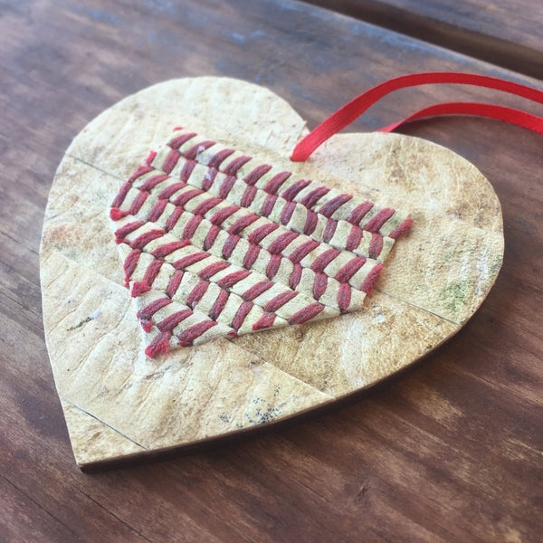 2018 Release “Christmas Love” Home Plate in Heart (#d/2018)