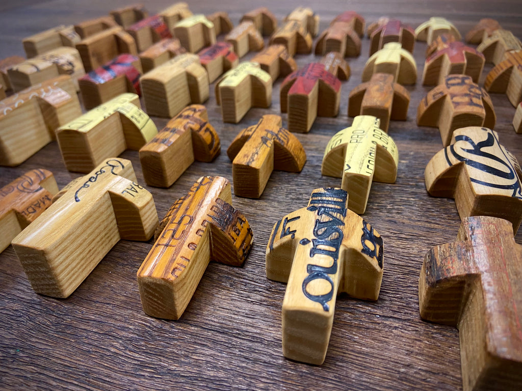 Premium Baseball Bat Wood Pocket Crosses