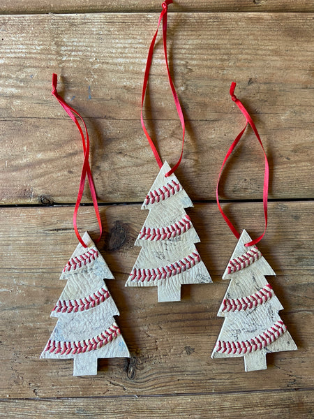 2022 Release “THE TREE” Christmas Ornament - made from baseballs