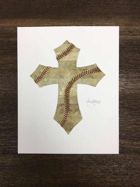 "Two Seam Cross" Original Artwork