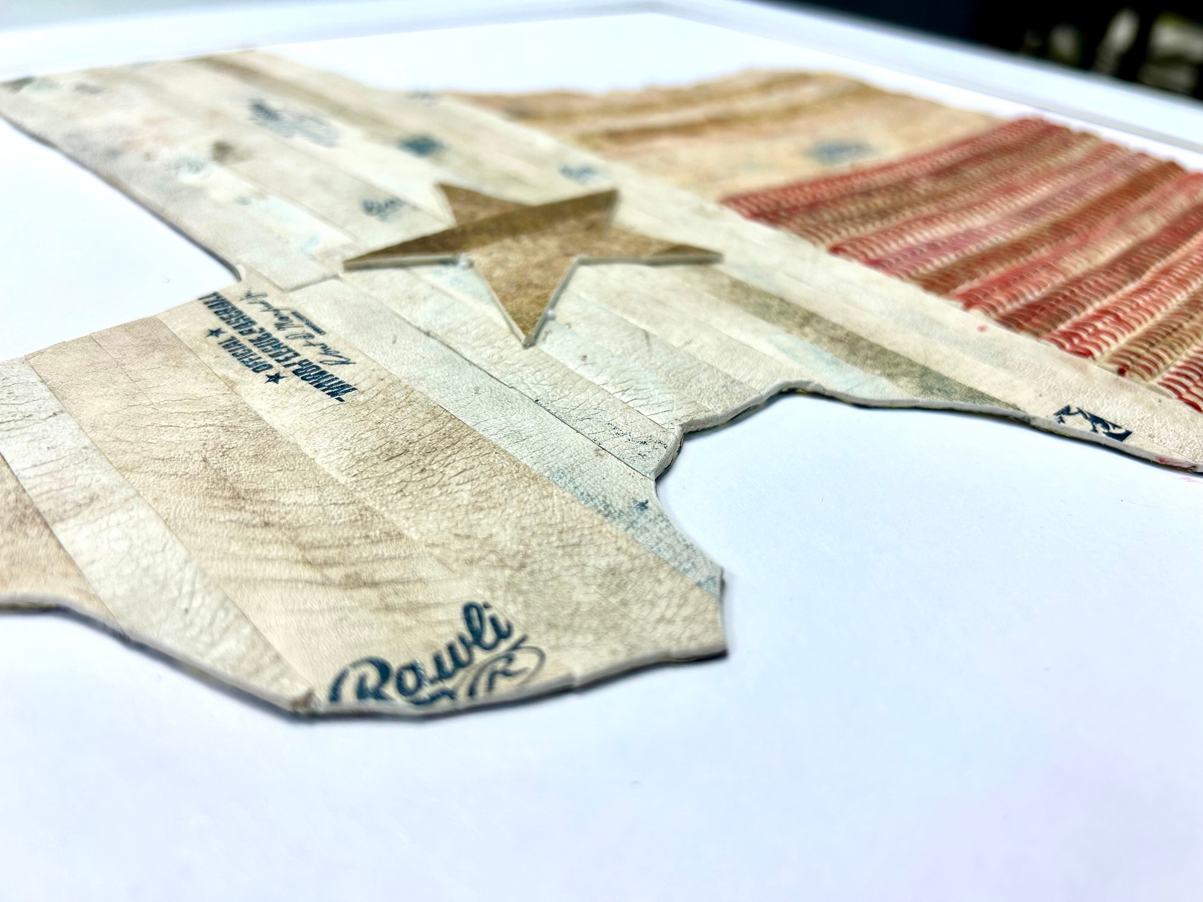 Texas State Original Artwork - made from used baseballs – The Baseball ...