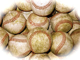Custom Baseball Art Project