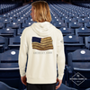 Soft Beige Ambassador Baseball Flag Hoodie