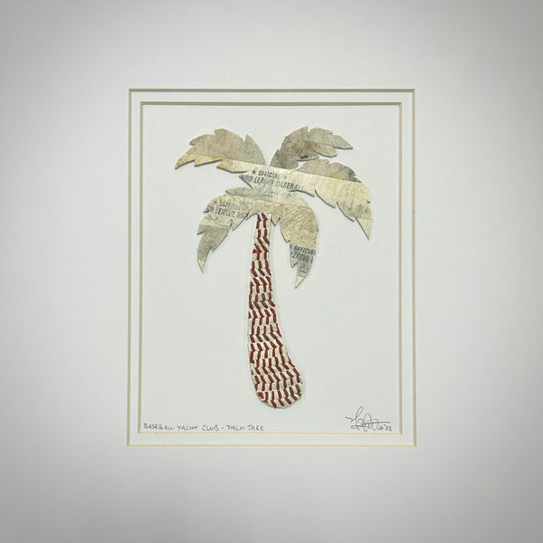 Palm Tree Original Artwork - Made from Actual Used Baseballs