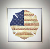 Maltese Cross Framed Baseball Artwork