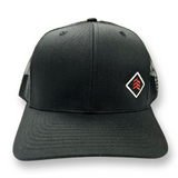 Three Seams Logo Trucker Hat - Left Eye Logo