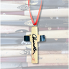 Wood Bat Christmas Cross Ornaments - Small Batch No. 18