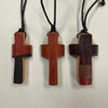Baseball Bat Handle Cross Necklaces