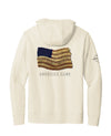 Soft Beige Ambassador Baseball Flag Hoodie