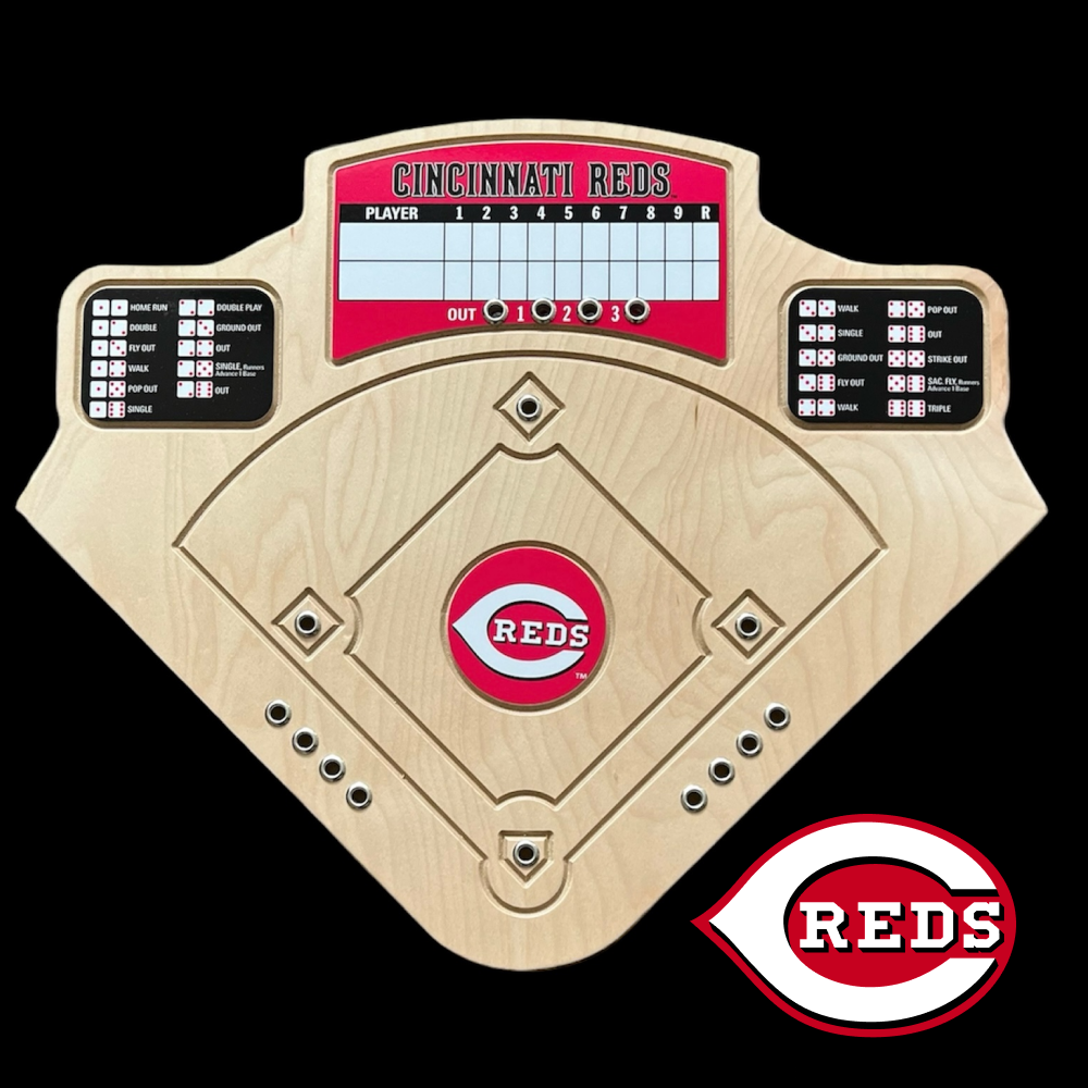 Baseball Teletype Reds MLB Cincinnati Reds Baseball Game – The Baseball Seams Company