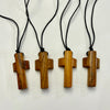 Baseball Bat Handle Cross Necklaces
