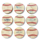 2.5in Wood Magnetic Bottle Opener Handcrafted with Authentic Used Baseballs