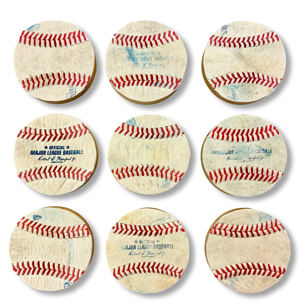 2.5in Wood Magnetic Bottle Opener Handcrafted with Authentic Used Baseballs