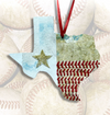 Handcrafted Texas Christmas Ornament